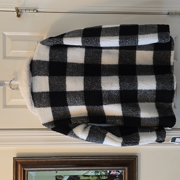 SEBBY BRAND WOMEN'S BLACK AND WHITE WARM COAT SIZE XS - Picture 8 of 16